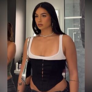 White Fox Bustier/Corset Top | Small